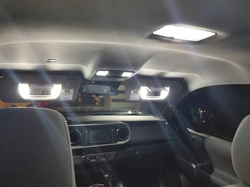 Fyre Flys 9 Piece White LED Interior Lights for 2016 2017 2018 2019 2020 2021 2022 2023 Toyota Tacoma 6000K 5050 Series SMD Package Kit and Install Tool - Image 2